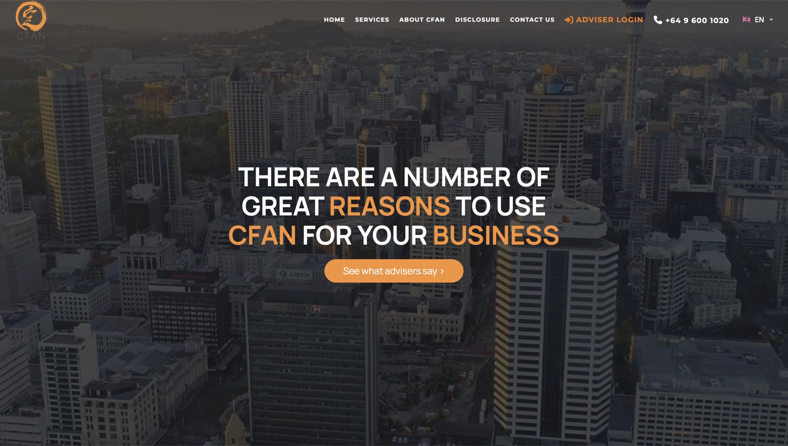 CFAN homepage