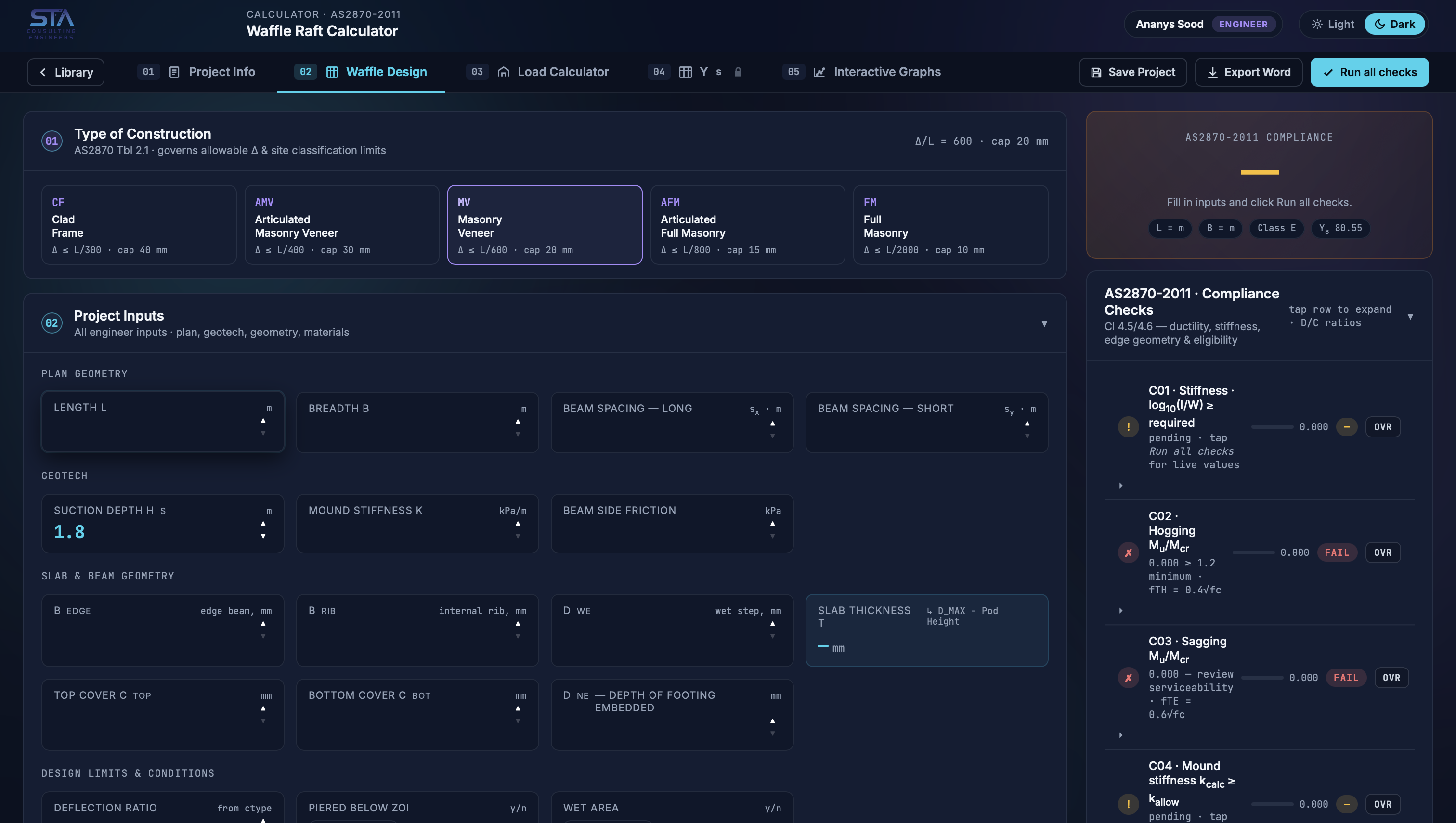 STA portal inputs