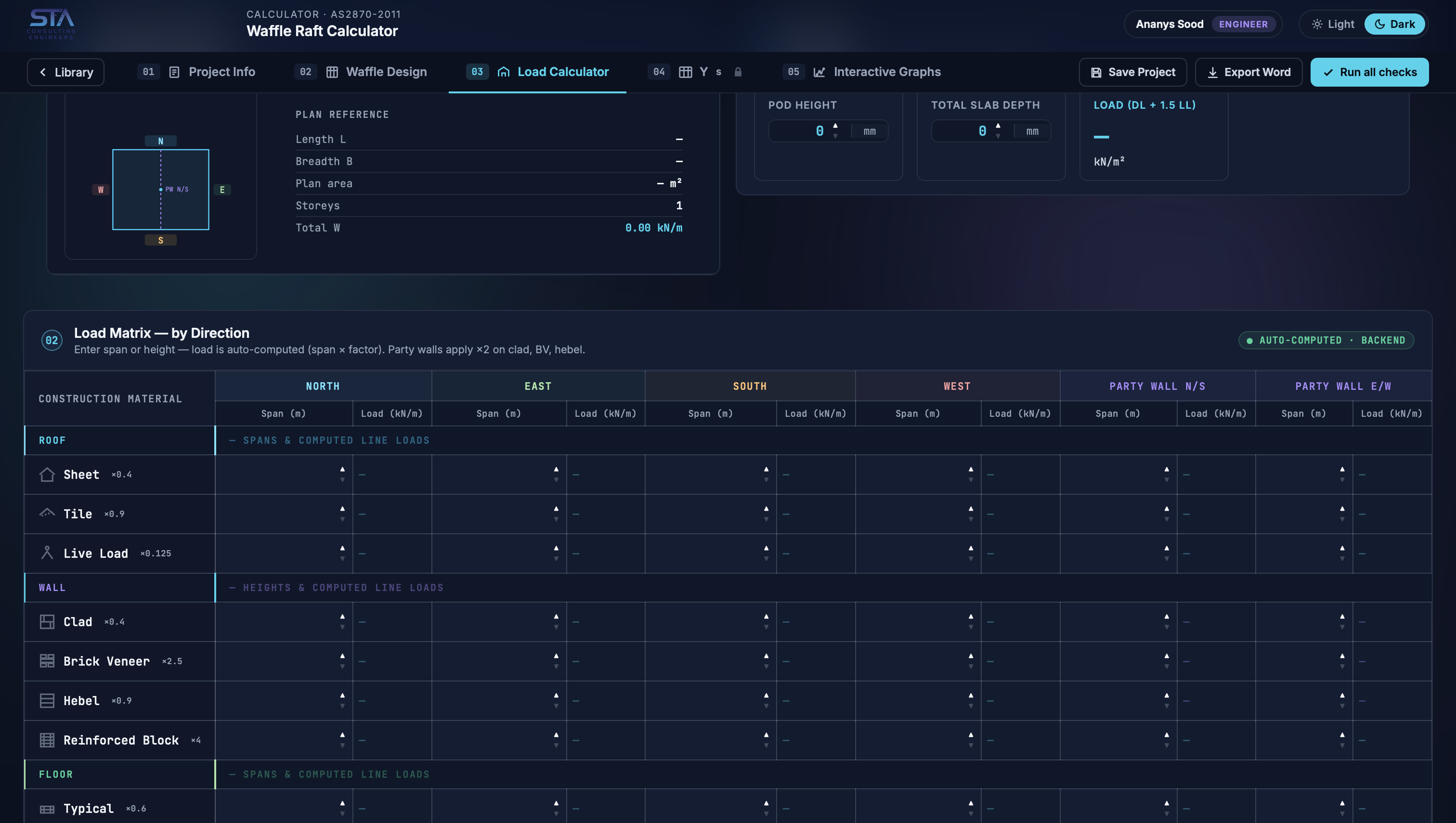 STA portal design view